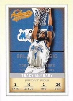 2001-02 Fleer Authentix - Front Row Parallel #64 Tracy McGrady Front
