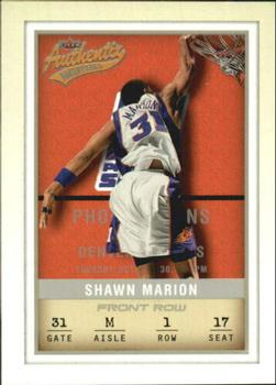 2001-02 Fleer Authentix - Front Row Parallel #70 Shawn Marion Front