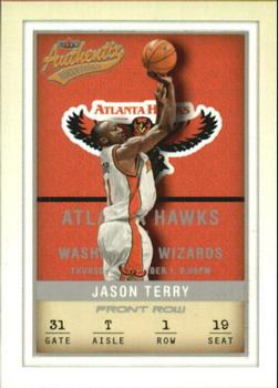 2001-02 Fleer Authentix - Front Row Parallel #80 Jason Terry Front