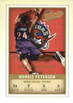 2001-02 Fleer Authentix - Second Row Parallel #66 Morris Peterson Front