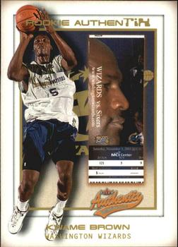 2001-02 Fleer Authentix - Second Row Parallel #101 Kwame Brown Front