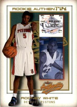 2001-02 Fleer Authentix - Second Row Parallel #108 Rodney White Front
