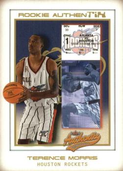 2001-02 Fleer Authentix - Second Row Parallel #129 Terence Morris Front
