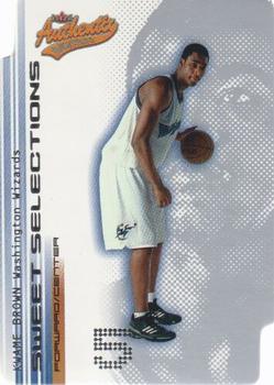 2001-02 Fleer Authentix - Sweet Selections #1 SS Kwame Brown Front