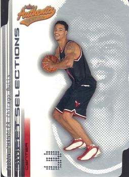 2001-02 Fleer Authentix - Sweet Selections #2 SS Tyson Chandler Front