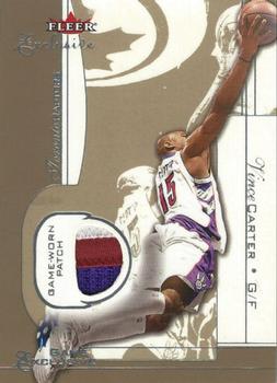 2001-02 Fleer Exclusive - Game Exclusives #NNO Vince Carter Front