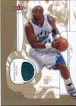 2001-02 Fleer Exclusive - Game Exclusives Patches #NNO Karl Malone Front