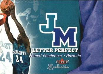 2001-02 Fleer Exclusive - Letter Perfect #21 LP Jamal Mashburn Front