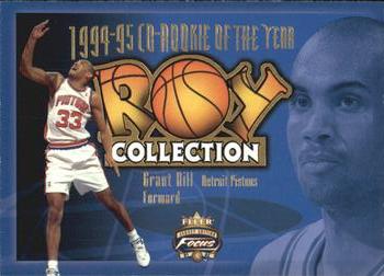 2001-02 Fleer Focus - ROY Collection #11 ROY Grant Hill Front