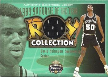2001-02 Fleer Focus - ROY Collection Jerseys #ROY-DR David Robinson Front
