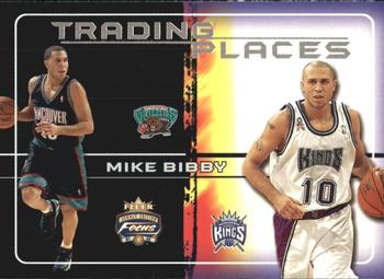 2001-02 Fleer Focus - Trading Places #3 TP Mike Bibby Front