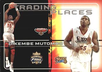 2001-02 Fleer Focus - Trading Places #9 TP Dikembe Mutombo Front