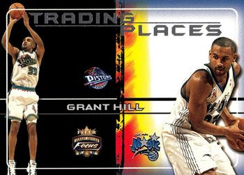 2001-02 Fleer Focus - Trading Places #12 TP Grant Hill Front