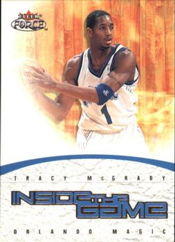 2001-02 Fleer Force - Inside the Game #8 IG Tracy McGrady Front