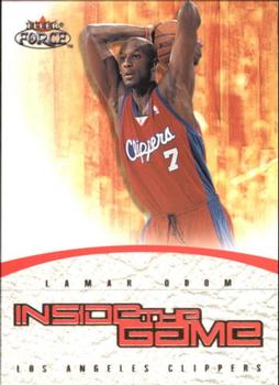 2001-02 Fleer Force - Inside the Game #9 IG Lamar Odom Front