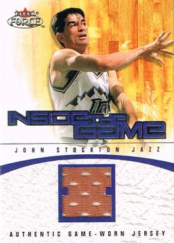 2001-02 Fleer Force - Inside the Game Jerseys #IG-JS John Stockton Front