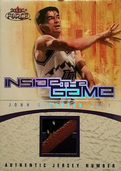 2001-02 Fleer Force - Inside the Game Jerseys Numbers #NG-JS John Stockton Front