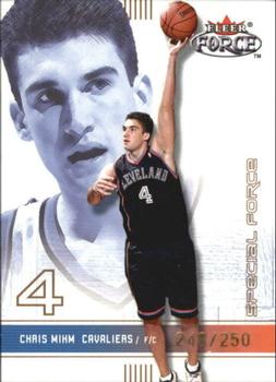 2001-02 Fleer Force - Special Force #23 Chris Mihm Front