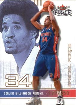 2001-02 Fleer Force - Special Force #32 Corliss Williamson Front