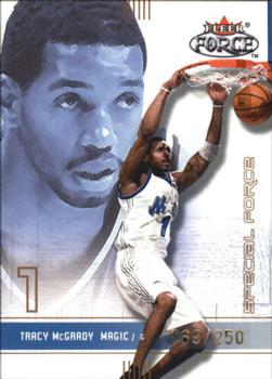 2001-02 Fleer Force - Special Force #56 Tracy McGrady Front