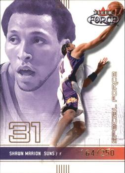 2001-02 Fleer Force - Special Force #80 Shawn Marion Front