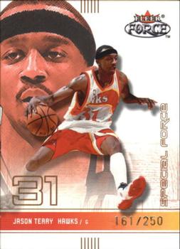 2001-02 Fleer Force - Special Force #85 Jason Terry Front