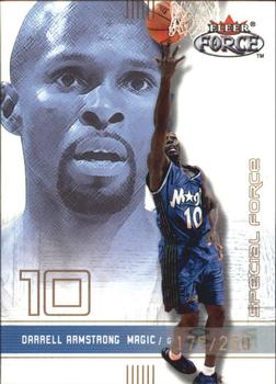 2001-02 Fleer Force - Special Force #158 Darrell Armstrong Front