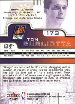 2001-02 Fleer Force - Special Force #173 Tom Gugliotta Back