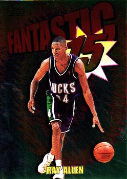 1997-98 Topps - Fantastic 15 #F5 Ray Allen Front