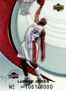 2005-06 Upper Deck Cleveland Cavaliers LeBron James SGA #7 LeBron James Front