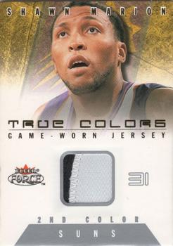 2001-02 Fleer Force - True Colors Jerseys Two Color #TC SM2 [2] Shawn Marion Front