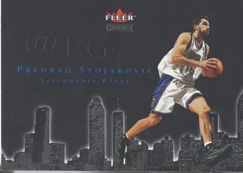 2001-02 Fleer Genuine - At Large #8@LG. Peja Stojakovic Front