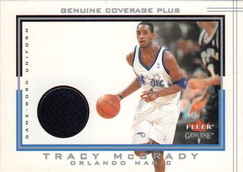 2001-02 Fleer Genuine - Coverage Plus #NNO Tracy McGrady Front