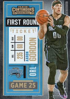 2020-21 Panini Contenders - First Round Ticket #83 Aaron Gordon Front