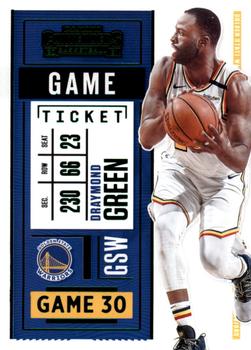 2020-21 Panini Contenders - Game Ticket Green #41 Draymond Green Front