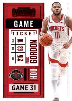 2020-21 Panini Contenders - Game Ticket Red #12 Eric Gordon Front