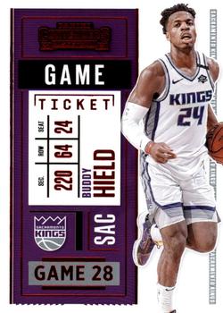 2020-21 Panini Contenders - Game Ticket Red #28 Buddy Hield Front