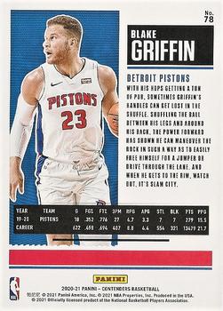 2020-21 Panini Contenders - Playoff Ticket #78 Blake Griffin Back