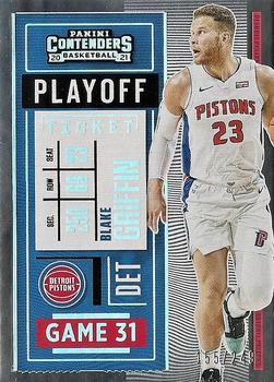 2020-21 Panini Contenders - Playoff Ticket #78 Blake Griffin Front