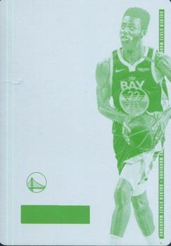 2020-21 Panini Contenders - Season Ticket Printing Plate Yellow #9 Andrew Wiggins Front