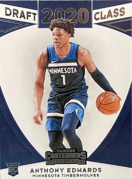 2020-21 Panini Contenders - 2020 Draft Class Contenders #5 Anthony Edwards Front