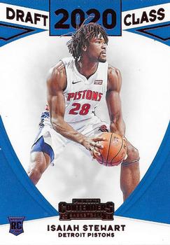 2020-21 Panini Contenders - 2020 Draft Class Contenders Red #4 Isaiah Stewart Front
