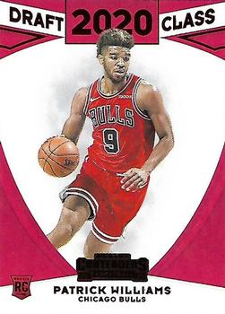 2020-21 Panini Contenders - 2020 Draft Class Contenders Red #7 Patrick Williams Front