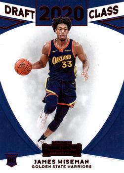 2020-21 Panini Contenders - 2020 Draft Class Contenders Red #15 James Wiseman Front