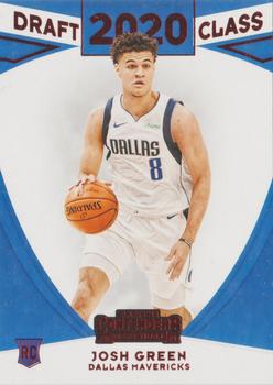 2020-21 Panini Contenders - 2020 Draft Class Contenders Red #24 Josh Green Front