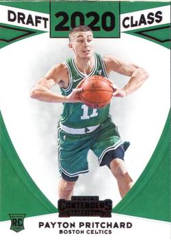 2020-21 Panini Contenders - 2020 Draft Class Contenders Red #30 Payton Pritchard Front