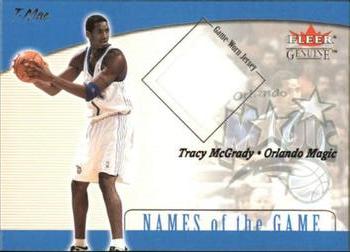 2001-02 Fleer Maximum Tracy McGrady #4 Orlando Magic