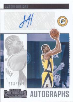 2020-21 Panini Contenders - Contenders Autographs #CA-JHO Justin Holiday Front