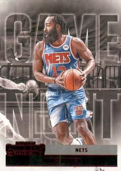 2020-21 Panini Contenders - Game Night Ticket Red #1 James Harden Front