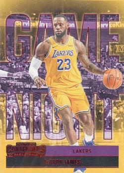 2020-21 Panini Contenders - Game Night Ticket Red #5 LeBron James Front